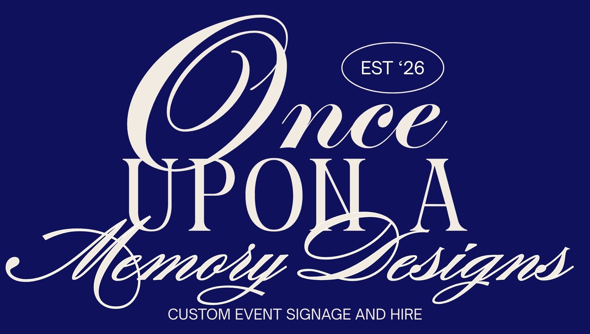 Once Upon a Memory Designs Logo